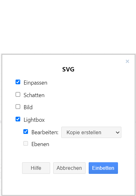 svn embed dialogue sreenshot